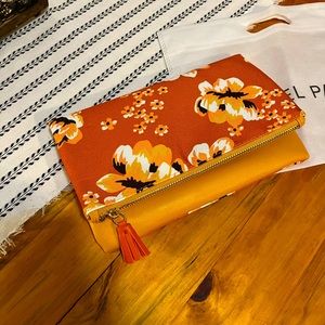 Rachel Pally floral reversible clutch